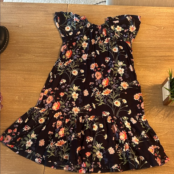 GAP Kids Floral Casual Dress - Navy and Multicolor - Picture 4 of 4